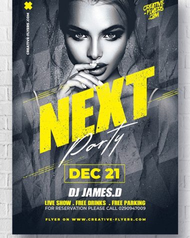 Nightclub flyer template