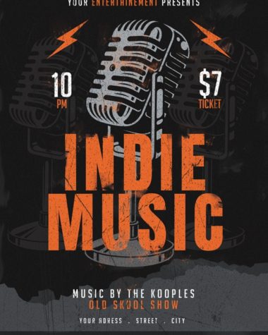 Indie Music flyer