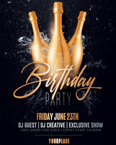 Birthday Party Flyer