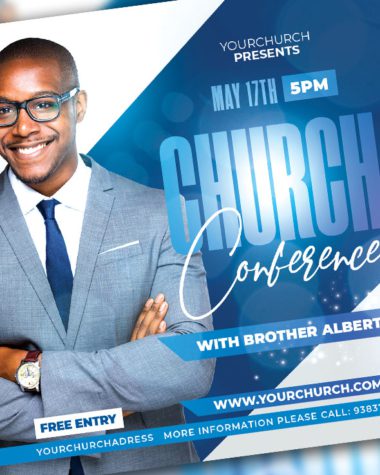 Church flyer template