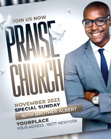 Church flyer template