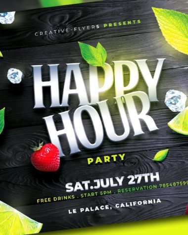 Happy Hour Flyer Design