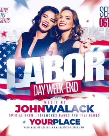 Labor Day Flyer PSD