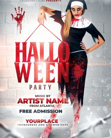 Flyer design for Halloween