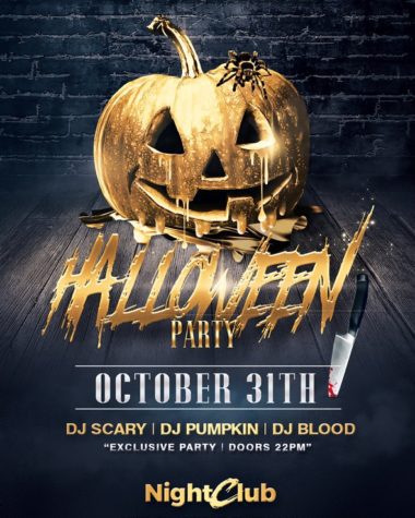 Halloween party flyer