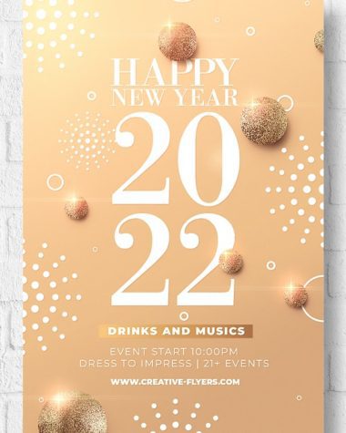 New Year Card template