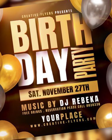 Birthday Flyer Design