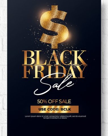 Black Friday flyer template