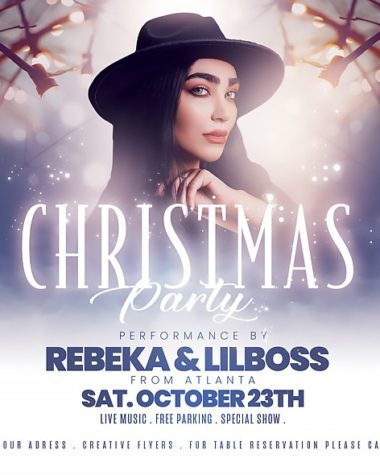 Christmas Party Flyer Design