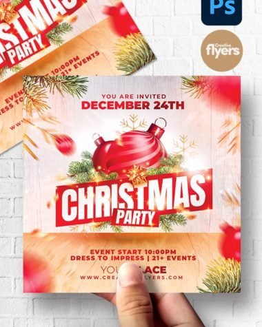 Christmas Party flyer Design