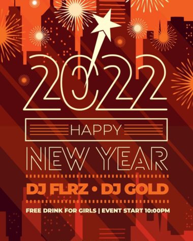 New Year Flyer Design