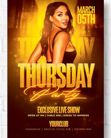 Thursday Party Flyer Template