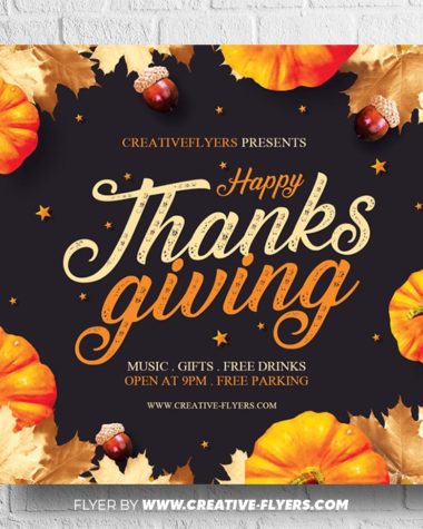 Thanksgiving Flyer template