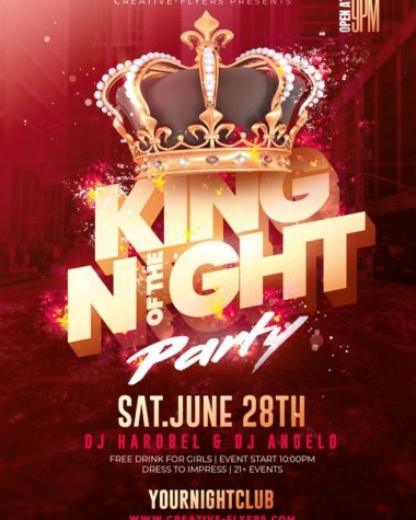 King of the Night Flyer Design