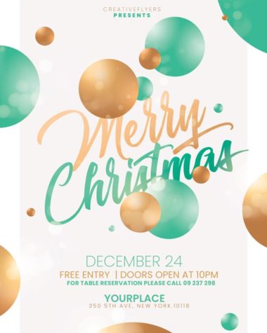 Merry Christmas Invitation Design