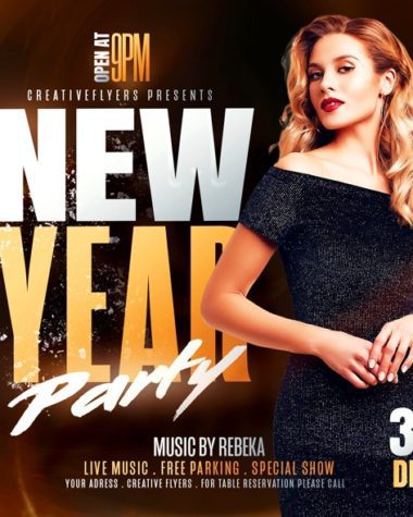 New Year Party Flyer Template