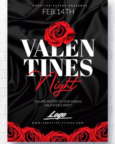 Invitation Flyer for Valentine's Day