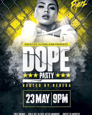 Hip Hop Party Flyer Design