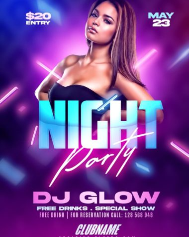 Night Party Flyer to Download