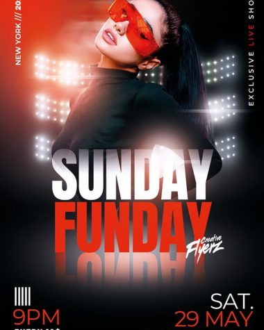 Sunday Funday Nightclub Party Flyer