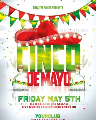 Cinco De Mayo Flyer PSD