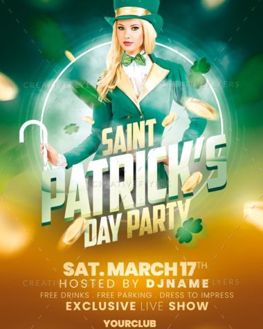 Saint Patrick's Day Party Flyer