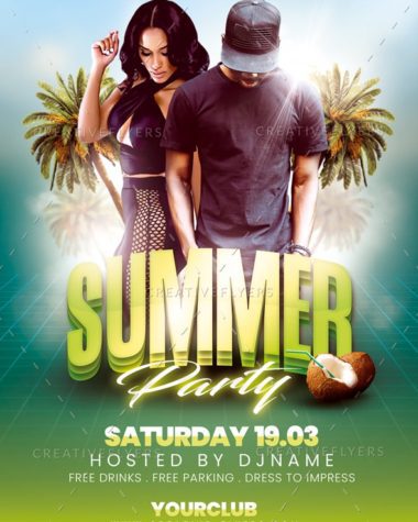 Summer Party Flyer Template