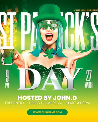 St. Patrick's Day Flyer Design