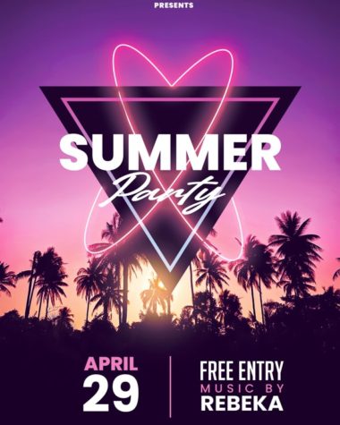 Summer Party Flyer Design