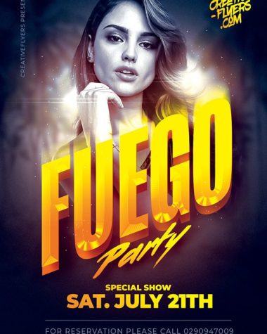 Fuego Party Flyer Template