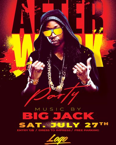 Hip Hop Party Flyer template