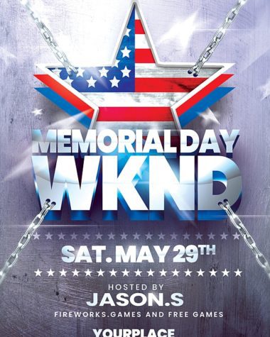 Memorial Day Week End Flyer