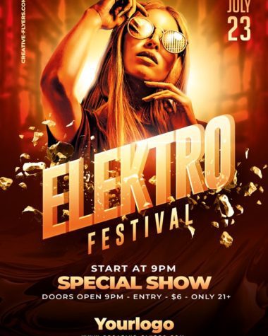 Electro Festival Flyer Template