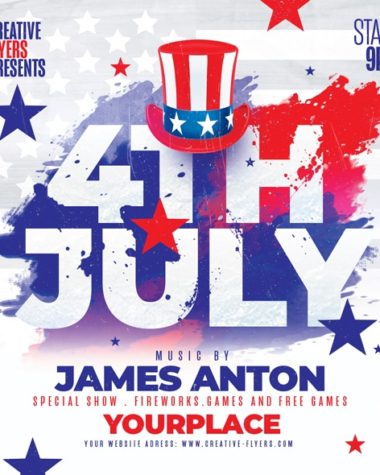 4 july flyer PSD