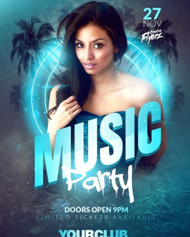 Party Flyer Design for Photoshop