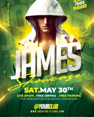 Party flyer template