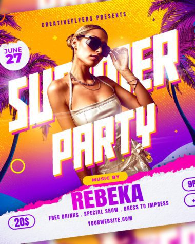 Summer Party flyer