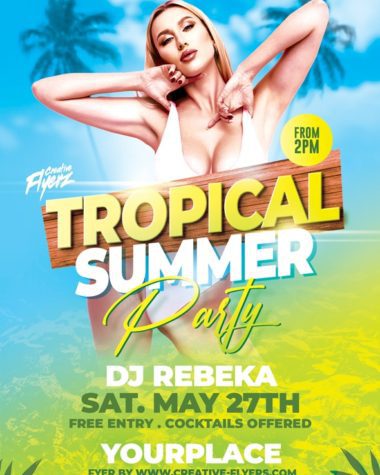 Tropical Summer Party Flyer