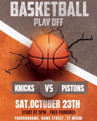 Basketball Game Flyer PSD