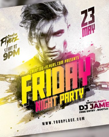 Nightclub flyer template