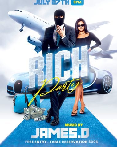 Rich Party Flyer Design