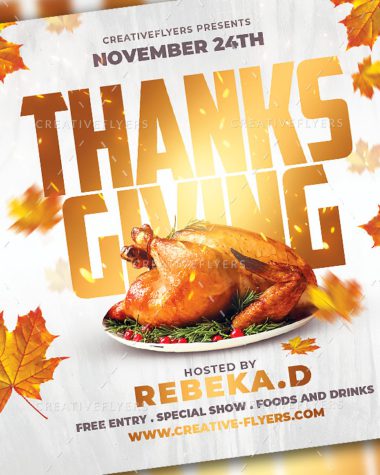 Thanksgiving Dinner Flyer