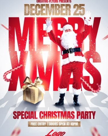 Christmas Party Flyer PSD