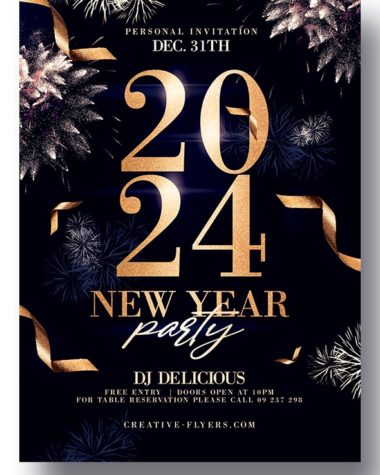 New Year's Eve Flyer PSD