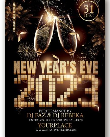 New Year's Eve Flyer PSD