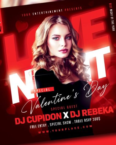 Valentine's Party Flyer Template