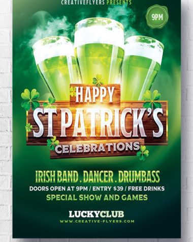 Saint Patrick's Day Celebration Flyer