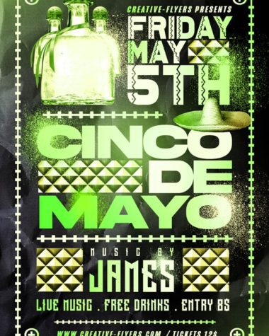 Cinco de Mayo Photoshop Flyer