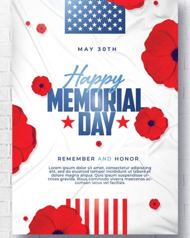 Happy Memorial Day Flyer