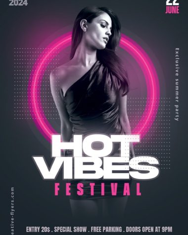 Hot Vibes Party Flyer